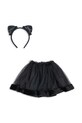 Детская юбка Konges Sløjd HALLOWEEN CAT SKIRT COSTUME KS102186 чёрный AW24