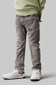 Otroške kavbojke Calvin Klein Jeans DAD IB0IB02112.9BYH siva AW24