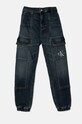 Detské rifle Calvin Klein Jeans DENIM JOGGER IB0IB02116.9BYH tmavomodrá AW24