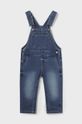 Detské nohavice na traky Mayoral Ogrodniczki soft denim modrá 2637.3D.Baby.9BYH