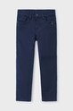 Dječje hlače Mayoral Sponie soft slim fit bez uzorka plava 4539.5F.Mini.9BYH