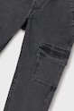 Detské rifle Mayoral denim jogger cargo 7534.7C.Junior.9BYH sivá AW24