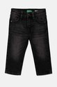 United Colors of Benetton jeansy dziecięce Planet friendly czarny 45ONGE01X.P.Reproposed
