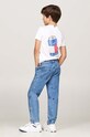 Detské rifle Tommy Hilfiger ARCHIVE FLAGS EMBROIDERED KB0KB09183.9BYH.140.176 modrá