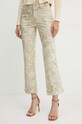 Штани Guess дзвони бежевий W4YA58.WGC70