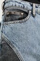 Rotate jeansy Straight Patchwork Jeans 1128191603 niebieski
