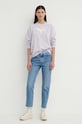 Rifle Levi's 501 CROP SPLIT CRAFT A9425 modrá AW24