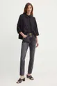 Pepe Jeans jeansy TAPERED JEANS HW czarny