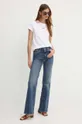 Pepe Jeans jeansy FLARE HW granatowy