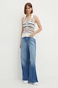 Pepe Jeans jeansy WIDE LEG JEANS UHW PL204740HV6 niebieski AW24