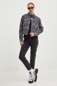 Karl Lagerfeld Jeans jeansy 245J1104 czarny AW24