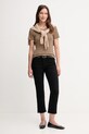 United Colors of Benetton jeansy 4OTADE010 czarny AW25