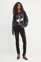 Τζιν παντελόνι Versace Jeans Couture 77HAB5K0.DW081F01 μαύρο AW24