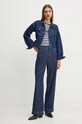 Weekend Max Mara jeansy 2425186012600 granatowy AW24