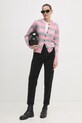 United Colors of Benetton spodnie sztruksowe 4ZENDF07H czarny AW24