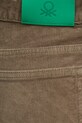 United Colors of Benetton pantaloni de catifea cord verde 41ULDE01G