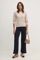 United Colors of Benetton pantaloni de trening 17Q3DF00R bleumarin AW24