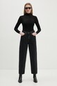 Odzież American Vintage jeansy YOP11LH24 czarny