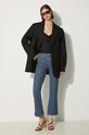 Τζιν παντελόνι Kenzo Bara Cropped Fit Jeans FE62DP2296J3.DS μπλε AW24