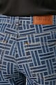 Kenzo jeansi Bara Cropped Fit Jeans FE62DP2296J3.DS albastru