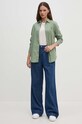 Pepe Jeans jeansy LOOSE ST JEANS HW PLEAT PL204717 granatowy AW24