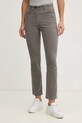Manšestrové kalhoty Sisley high šedá 46C2LE02W