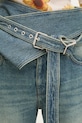 Y/Project jeans WRAP BELT JEANS blu 107PA006