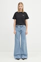 Rifle Coperni Wide Leg Denim Pants COPP95F2008 modrá