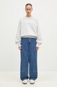 Carhartt WIP jeansy Brandon Double Knee Pant I034229.0106 niebieski