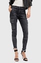 AllSaints jeansy DURAN W014EB czarny AW24