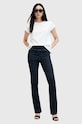 Bavlnené rifle AllSaints DANI SIZEME BOOTCUT tmavomodrá W007EC