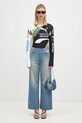 A Bathing Ape jeansi Stone Washed Denim 1K80250002 albastru