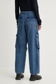 Îmbrăcăminte G-Star pantaloni de bumbac D25321.D759 albastru