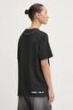 Îmbrăcăminte K+LUSHA tricou din bumbac KLM54001TJ006PX negru