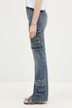Fiorucci jeansy Multipocket Flared Jeans U01FMDJE083DN01DN02 granatowy AW24