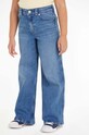 Дитячі джинси Tommy Hilfiger MABEL VINTAGE STRAIGHT DENIM джинси блакитний KG0KG08014.9BYH.110.122