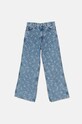 Dětské rifle Tommy Hilfiger MABEL FLOWER DENIM KG0KG08016.9BYH.128.176 modrá AW24