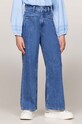 Dětské rifle Tommy Hilfiger MABEL FRONT YOKE DENIM KG0KG08019.9BYH.110.122 modrá