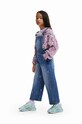 Детский джинсовый комбинезон Desigual Planet friendly голубой 24WGDD04