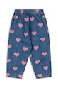 Fete Konges Sløjd jeans copii MAGOT FRILL PANTS GOTS KS101584 albastru