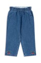 Детские джинсы Konges Sløjd MAGOT FRILL PANTS GOTS Planet friendly голубой KS101585