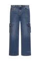 Дитячі джинси Levi's 94 BAGGY CARGO з регулюванням бірюзовий 3EK991