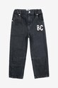 Bobo Choses jeans copii 224AC107 negru AW24