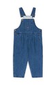 Konges Sløjd ogrodniczki bawełniane dziecięce MAGOT OVERALLS GOTS Planet friendly niebieski KS101590