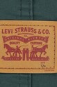 Detské nohavice na traky Levi's CARPENTER OVERALL 6EL399 zelená