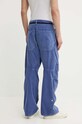 Odzież G-Star spodnie bawełniane D24487.D295 niebieski
