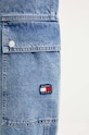 Rifle Tommy Jeans modrá DM0DM19289