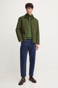 Хлопковые брюки United Colors of Benetton 43OZUE01M тёмно-синий AW24