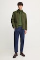 United Colors of Benetton spodnie bawełniane 43OZUE01M granatowy AW24