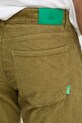 Вельветовые брюки United Colors of Benetton зелёный 4FYHU7B88